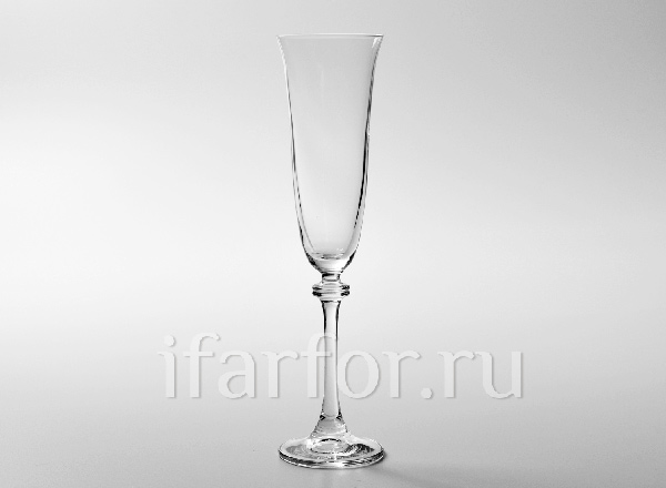 Tall glass for champagne Transparent ALEXANDRA