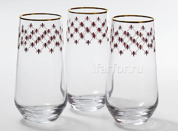 Set of glasses for water, juice Vinous-net 6/6 European