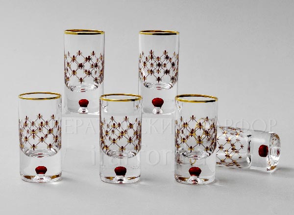 Set of wine glasses for vodka Vinous-net 6/6 European