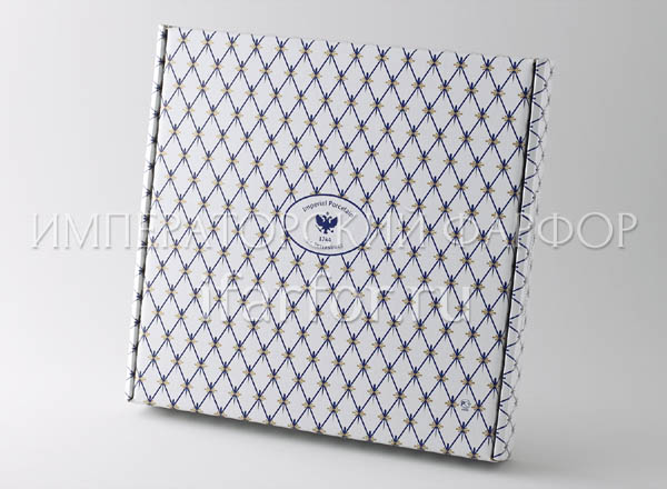 Gift wrapping for plates 300 mm Cobalt net Box