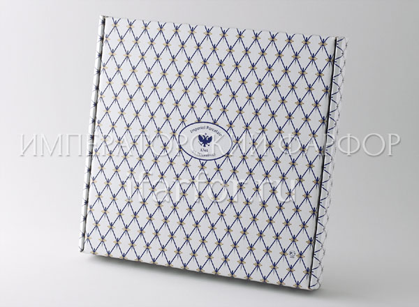 Gift wrapping for plates 265 mm Cobalt net Box