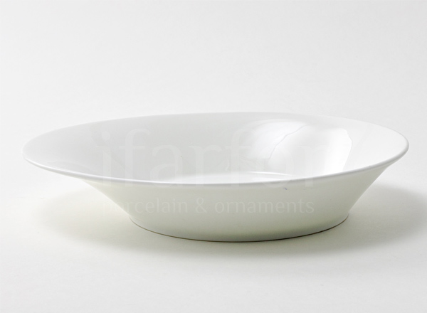 Plate oval White
