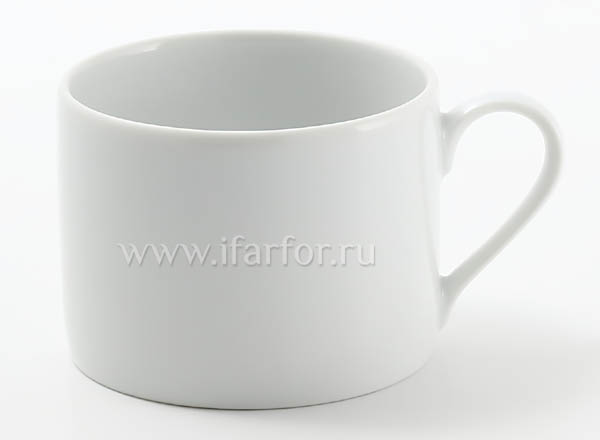 Чашка низкая Белый Соло