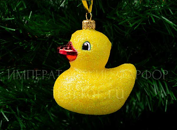 Christmas tree toy Yellow duck