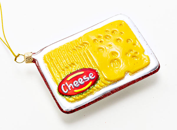 Елочная игрушка Упаковка с сыром