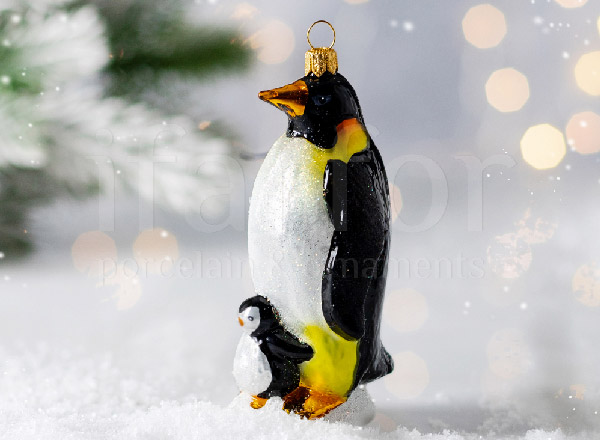 Christmas tree toy Emperor penguins