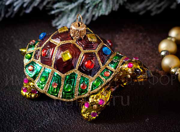 Christmas tree toy Jewelery Turtle