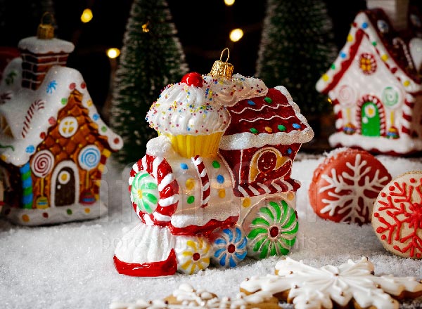 Christmas tree toy Cake Locomotiv