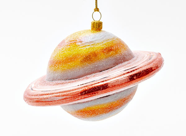 Елочная игрушка Планета Сатурн