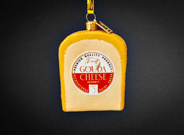 Елочная игрушка Сыр Gouda