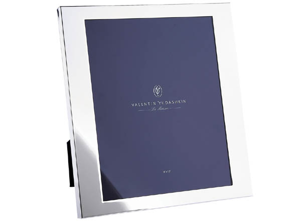 Photo frame silvered Deco Rectangular