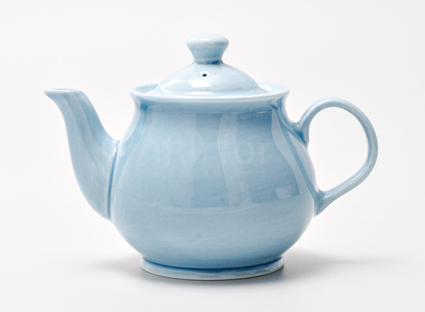 Teapot brewing Watercolor (blue) Classic