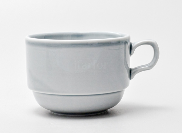 Чашка чайная Акварель (светло-серый) Браво
