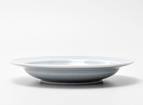 Plate deep Watercolor (light gray)