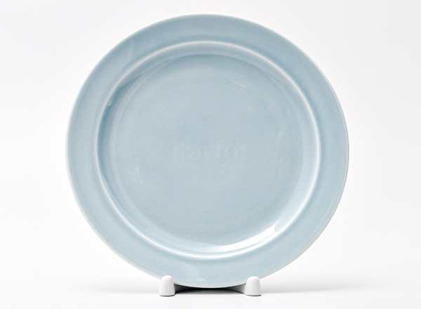 Plate shallow Watercolor (blue)