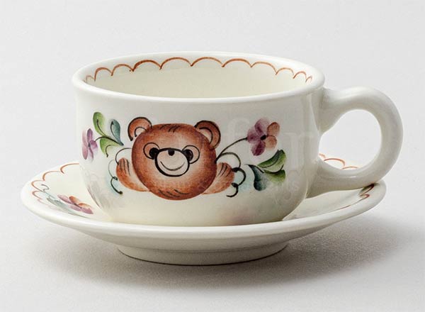 Cup and saucer for child Baby (bear) 