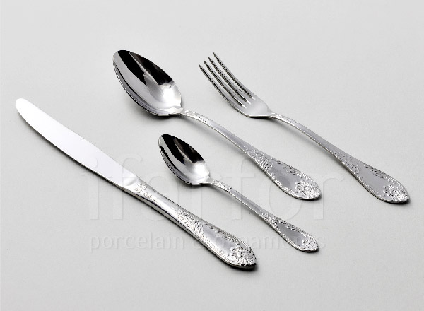 Set of cutlery in a cardboard box Imperial 6/24 Without decoration
