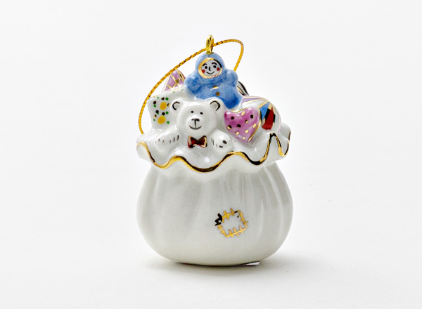 Елочная игрушка Мешочек с подарками