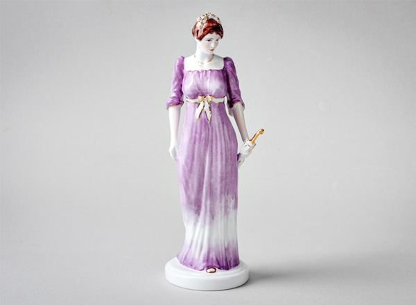 Скульптура Дама 19 века с зонтиком