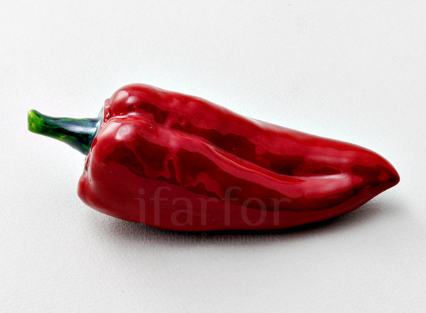 Sculpture Small pepper Red