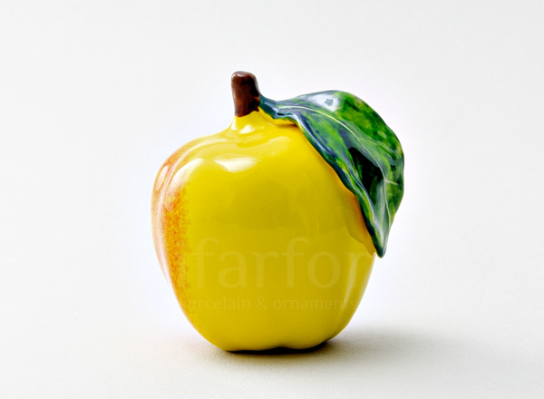 Sculpture Small apple Yellow