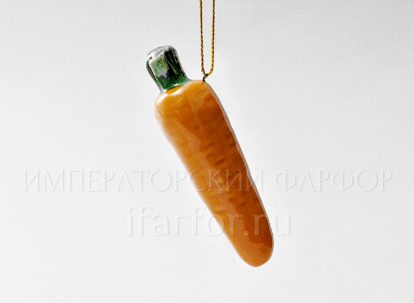 Елочная игрушка Морковь мини