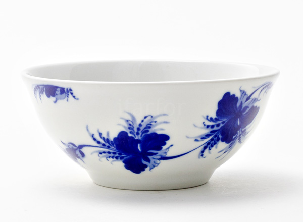 Tea bowl Gzhel flowers Asia No. 2