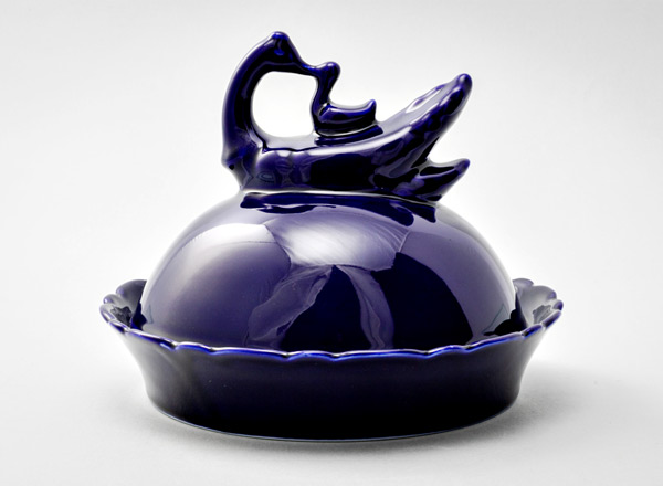 Блинница второй сорт Гжель кобальт Уточка