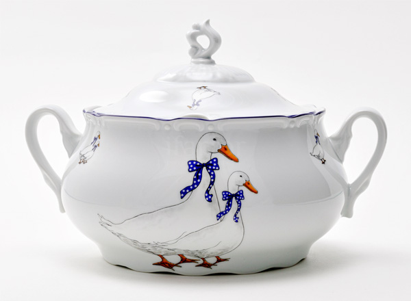 Tureen and cover Constance Geese Constance