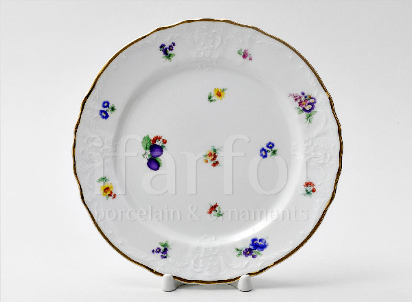 Plate shallow Bernadotte Plum