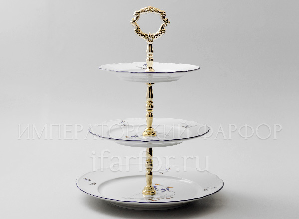 Serving stand three-tiered Constance Geese z.r Constance