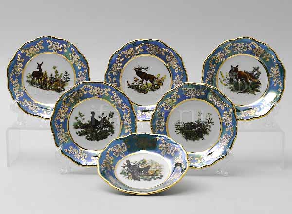 Набор розеток Охота Зеленая 6/6 Корона