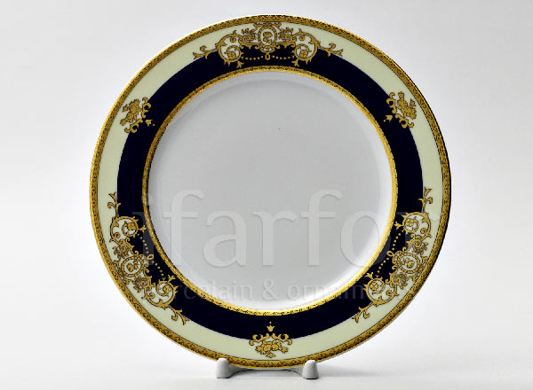 Plate shallow Cobalt Tape