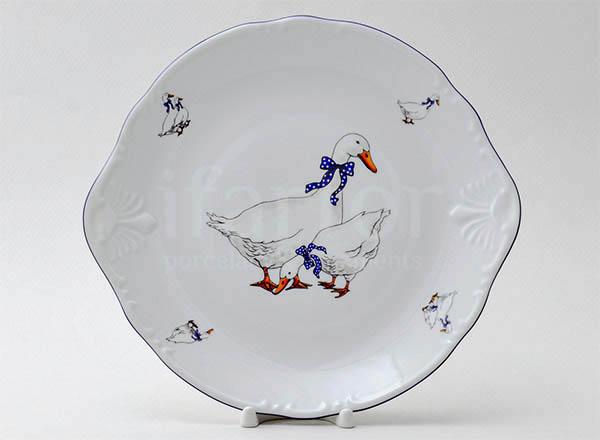 Dish/ platter for cake Constance Geese Constance