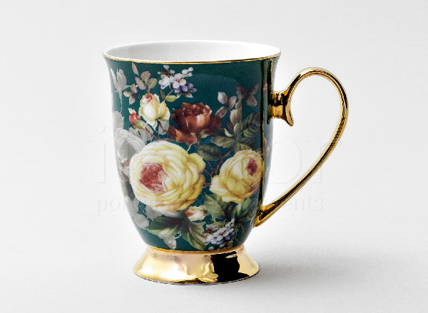 Mug Peony Turquoise Royal Classics