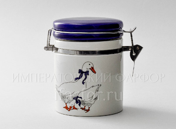Банка для сыпучих продуктов Гуси Royal Classics