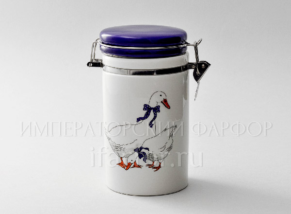 Банка для сыпучих продуктов Гуси Royal Classics