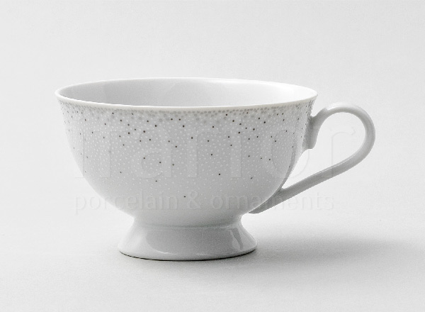 Cup tea Silver beads Repast