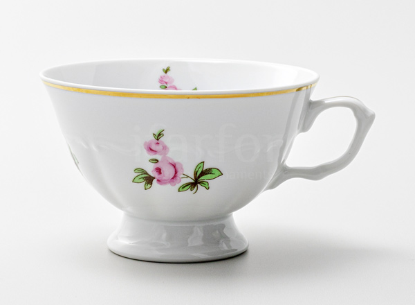 Cup tea Meissen bouquet Repast