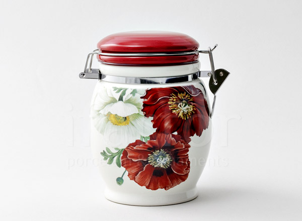Jar for bulk products second grade Poppies Royal Classics