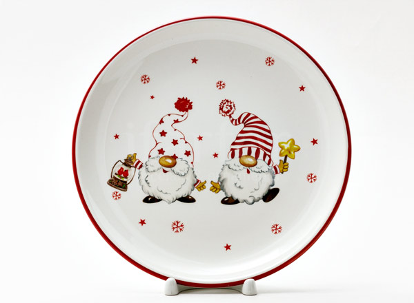 Plate for pancakes Gnomes