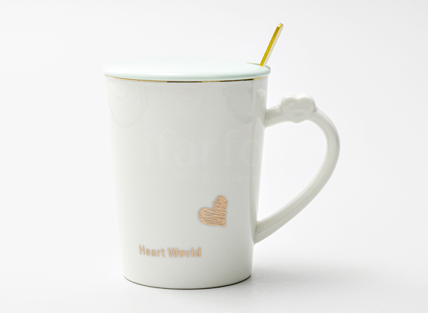 Mug with lid and spoon Heard world Royal Classics