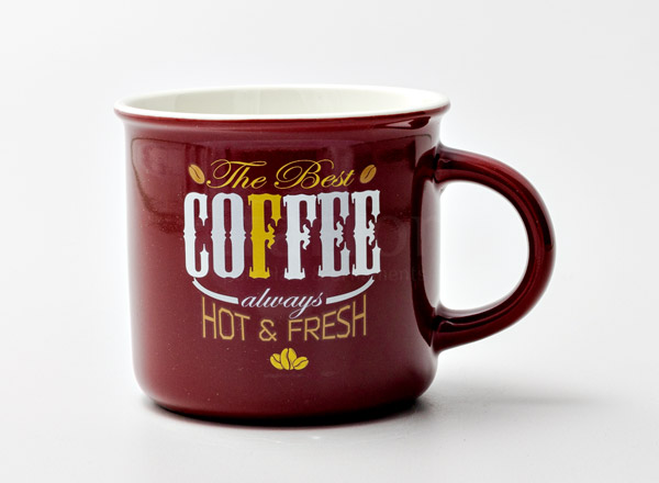 Mug The best coffee always hot and fresh (bordeaux) Royal Classics