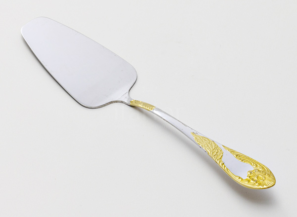 Flatware for cakes Imperial with decorative coating Cake shovel