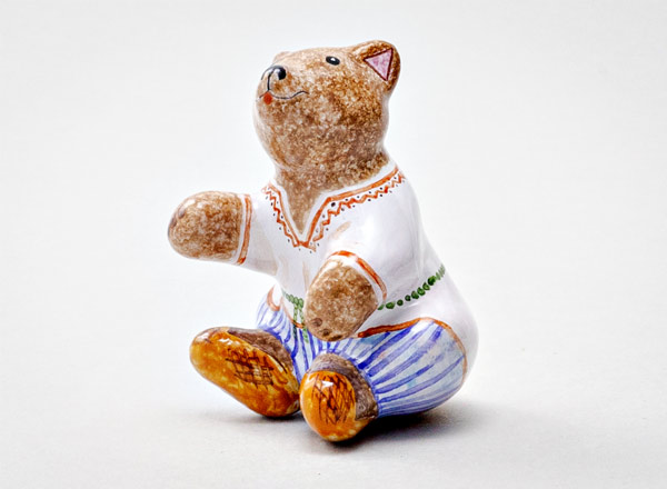 Sculpture Teddy bear sitting 1