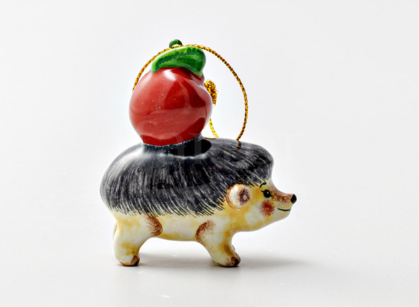 Christmas tree toy Hedgehog