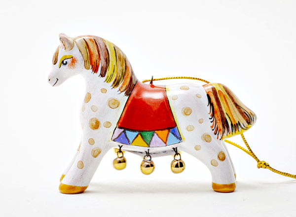 Christmas tree toy Funny horse 2