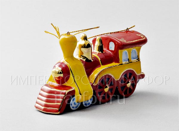 Christmas tree toy Locomotive Locomotive 1
