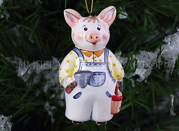 Christmas tree toy Piggy-master