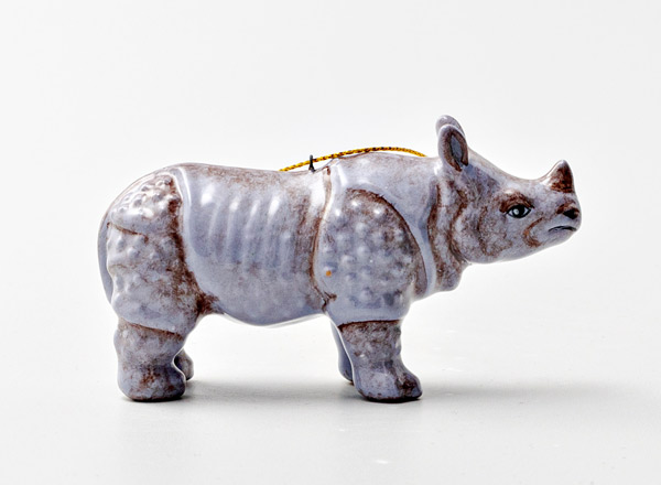 Christmas tree toy Rhinoceros